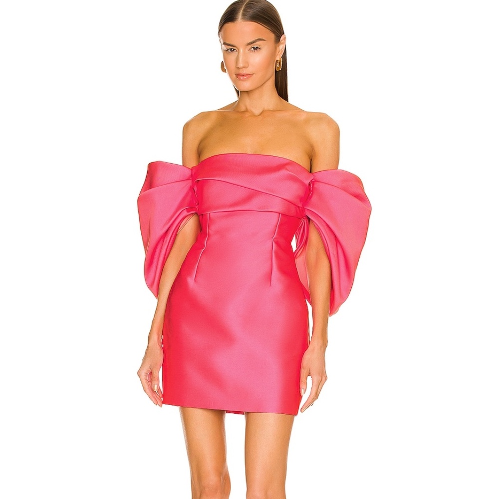 SOLACE London Elina Mini Dress pink